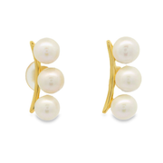 Ivorya 18k Gold Plated Sterling Silver Earrings